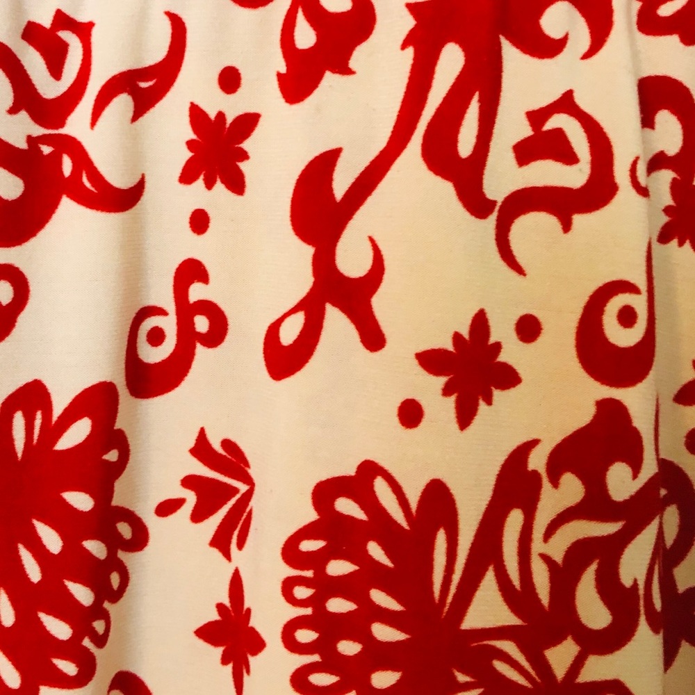 Women Red/White Dress - Picture 7 of 8